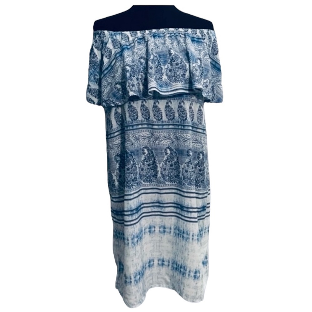 beachlunchlounge Blue/White Dress Size XS